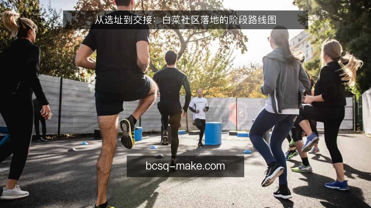 从选址到交接：白菜社区落地的阶段路线图