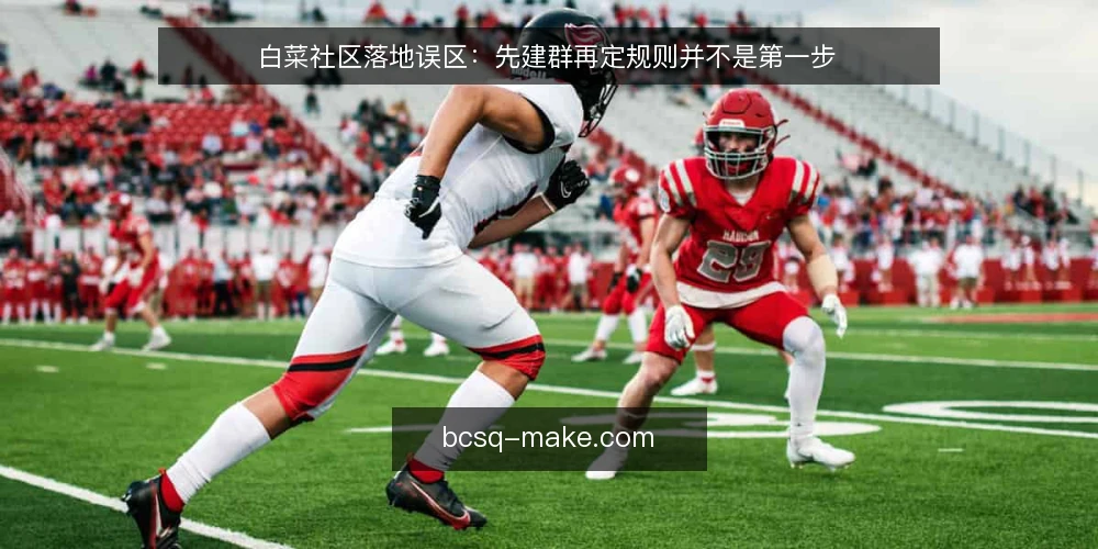 白菜社区落地误区：先建群再定规则并不是第一步 — 误区一：白菜社区落地必须先拉满用户 配图