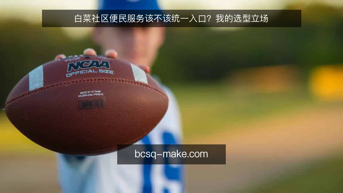 白菜社区便民服务该不该统一入口？我的选型立场
