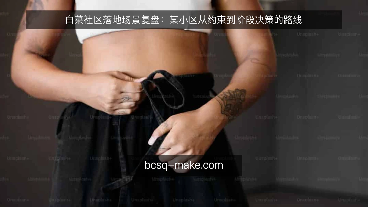 白菜社区落地场景复盘：某小区从约束到阶段决策的路线