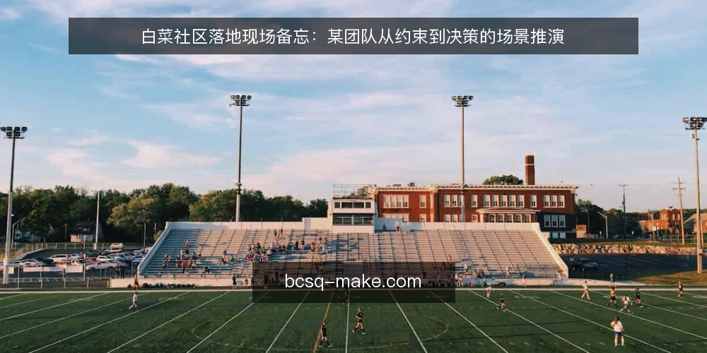 白菜社区落地现场备忘：某团队从约束到决策的场景推演 — 现场先看哪些信号 配图